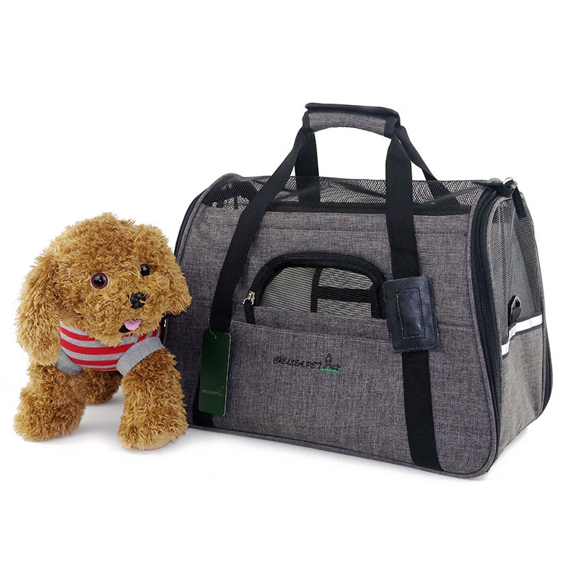 

DannyKarl Travel Packets Breathable Handbag Chihuahua Backpack Messenger Carrier Dog Outgoing Pet Bag with Large Side Windows