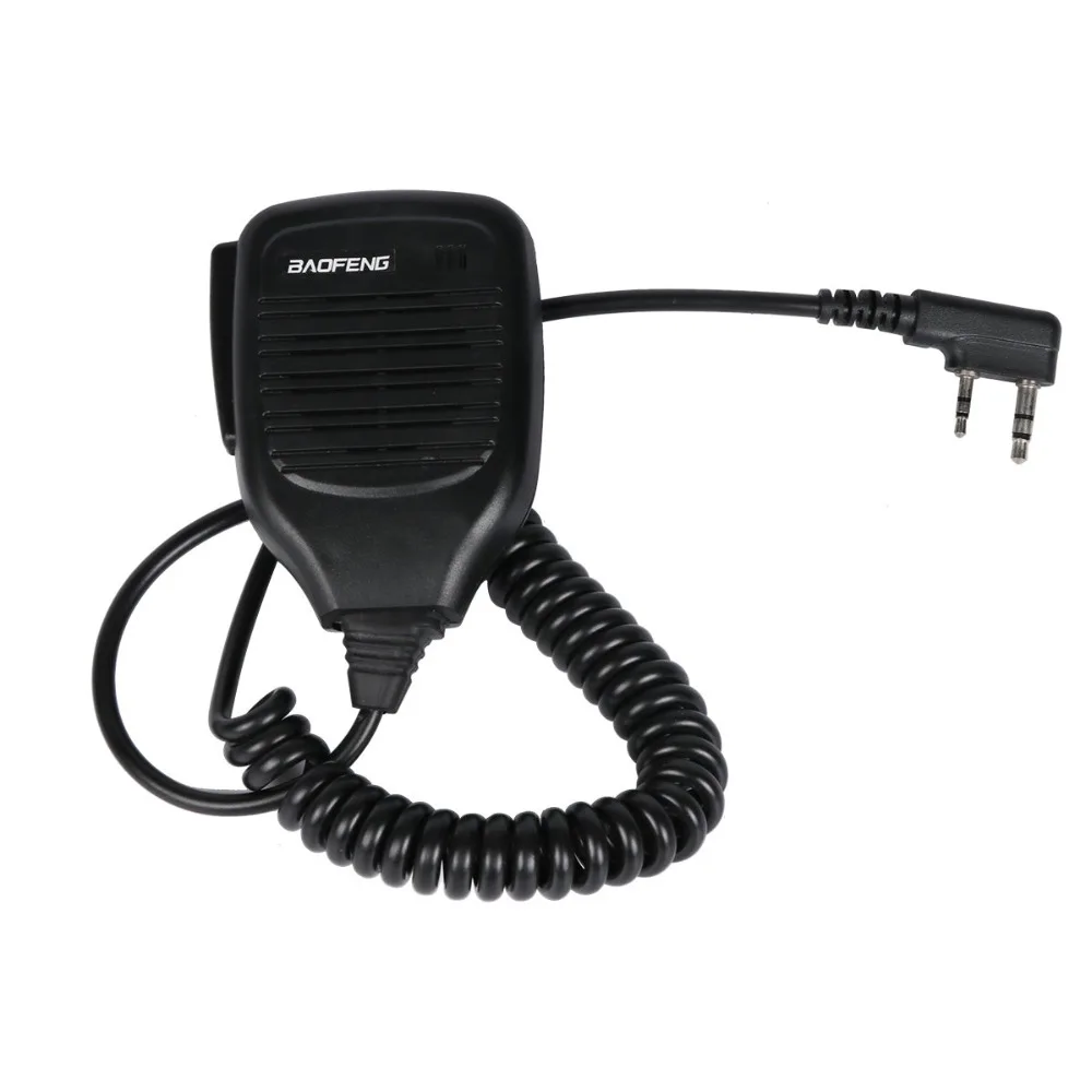 Gran venta Baofeng-micrófono de mano de 2 pines, BF-S112, 3,5 MM a 2,5 MM, Walkie Talkie bidireccional, micrófono para UV-5R, UV-6R, 888S, UV-82 Plus Vq19AOjG