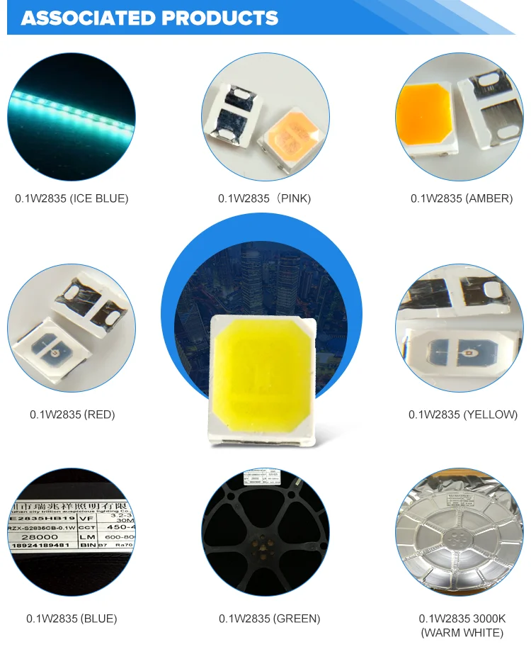 4000 шт./лот 0,2 Вт SMD фосфор преобразуется Amber 2835 светодио дный лампа 24-26lm теплый белый SMD светодио дный DC3.0-3.6V для всех виды светодио дный свет