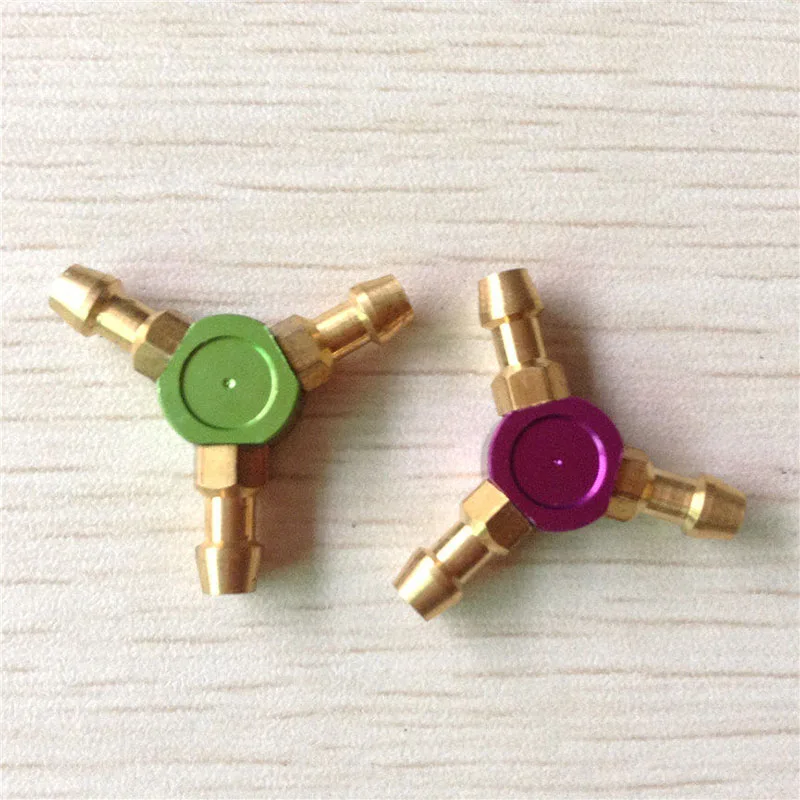 1 шт. M4 зубчатое трехстороннее сопло водяное горлышко металлический тройник