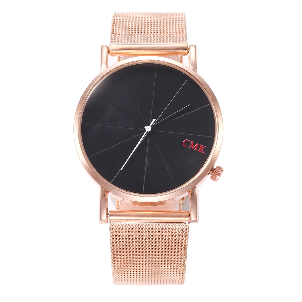 Couple Watches for Lovers Creative Casual Stainless Steel Mesh Band Wristwatch Simple Scale Men Women Quartz Watch Fashion Clock
