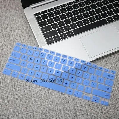 14 дюймов пылезащищенные Силиконовые чехол для клавиатуры ноутбука для Asus ZenBook 14 UX433 UX433FN UX433FA8265 UX433FA U4300 - Цвет: Blue