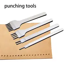 Кожа ремесленных инструментов для создания небольших отверстий зубец для шнуровки для сшивания удар 3/4/5/6 мм инструменты для резьбы по дереву