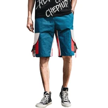 Летний стиль, мужские шорты Карго, уличная одежда, повседневные шорты с пряжками, хлопок, длина до колен, мужские короткие штаны LBZ75