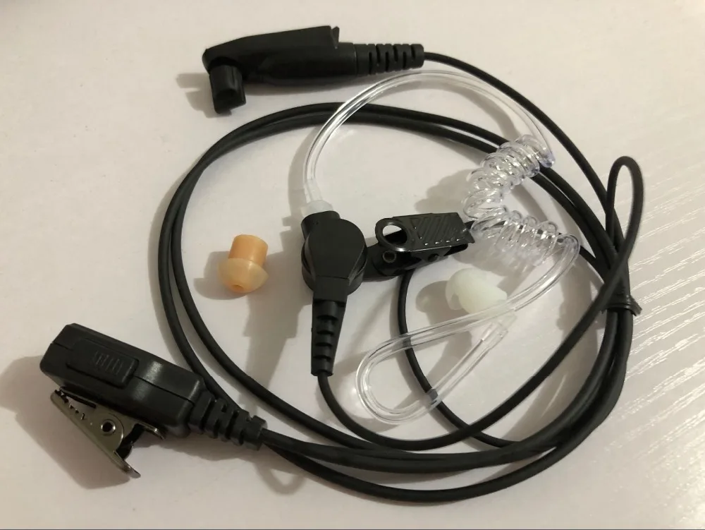 

Walkie talkie headphone T298S motolora 328plus two way radio accessories headset with airtube squelch fuction