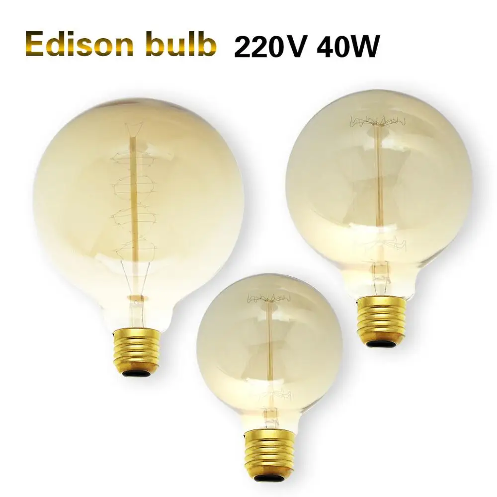 E27 LED ночник винтажная лампа Эдисона 220В лампада светодиодная креативная личность