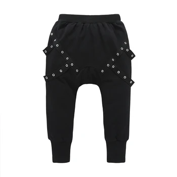 

2020 Sale Cotton Unisex Elastic Waist Loose New Fashion Baby Pants Solid Spring Autumn Newborn Pp Long Trousers For 0-2y Kids