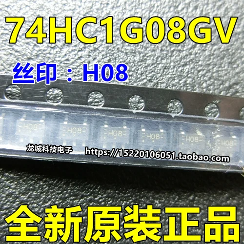 20 ШТ. 74HC1G08GV трафаретной печати (H08) ворота/инвертор чип SOT23-5 новый оригинальный |