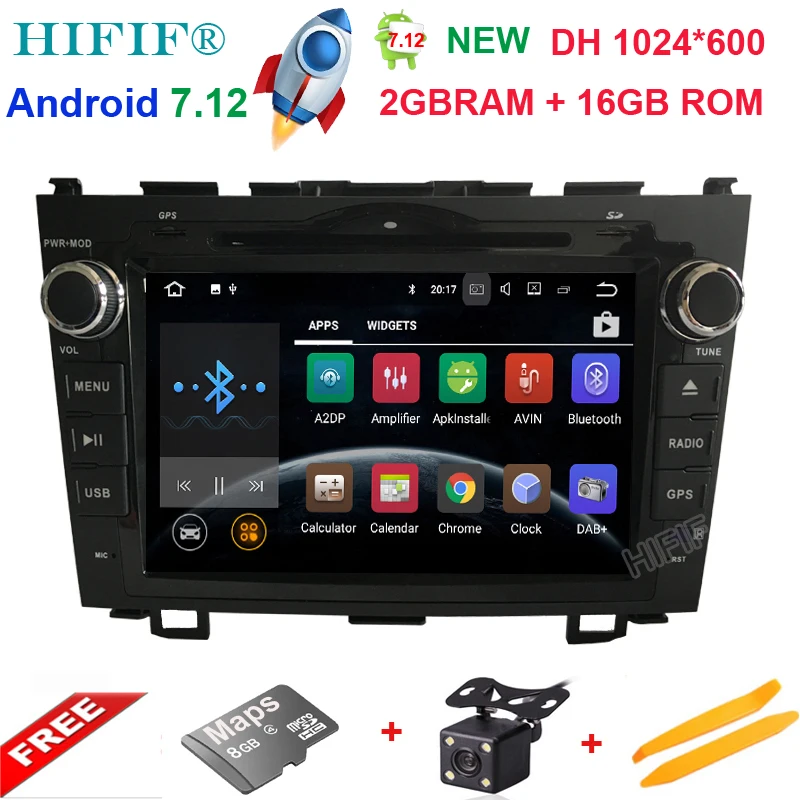 Top HD Quad Core A9 1.6GHz 1024X600 Android 7.12 Car DVD Player For Honda CRV CR-V 2006-2011 4G WiFi GPS Navigation Stereo Video SD 0 Top HD Quad Core A9 1.6GHz 1024X600 Android 7.12 Car DVD Player For Honda CRV CR-V 2006-2011 4G WiFi GPS Navigation Stereo Video SD 0