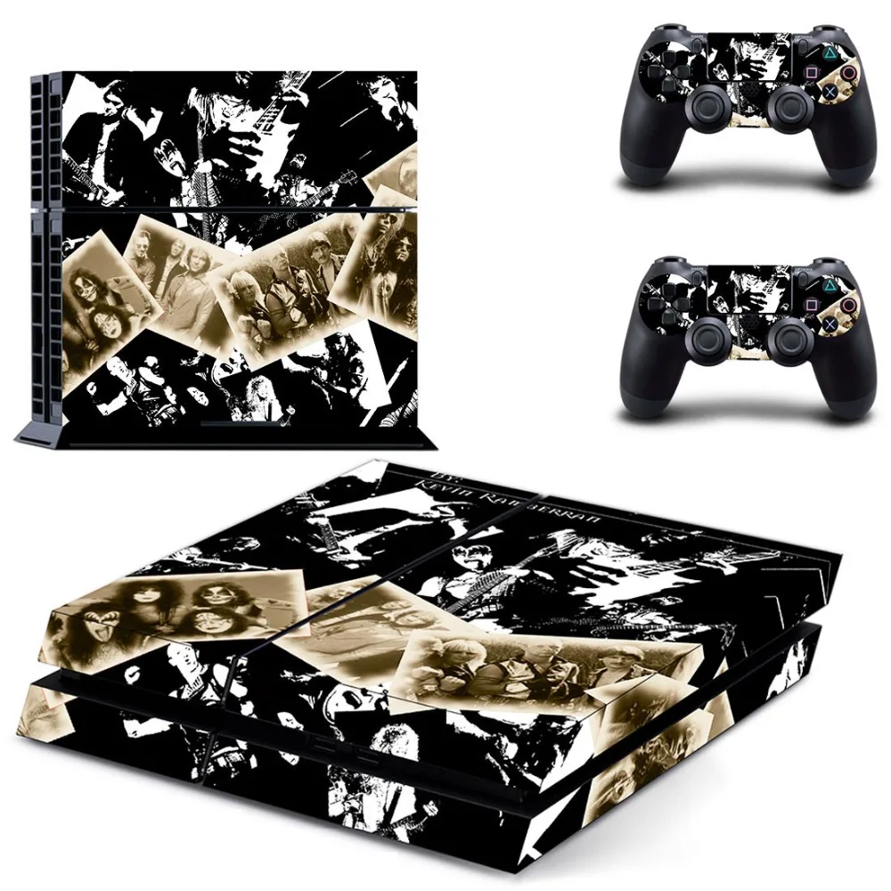 Панк Рок PS4 наклейка на всю кожу лицевые панели для Sony playstation 4 консоль и