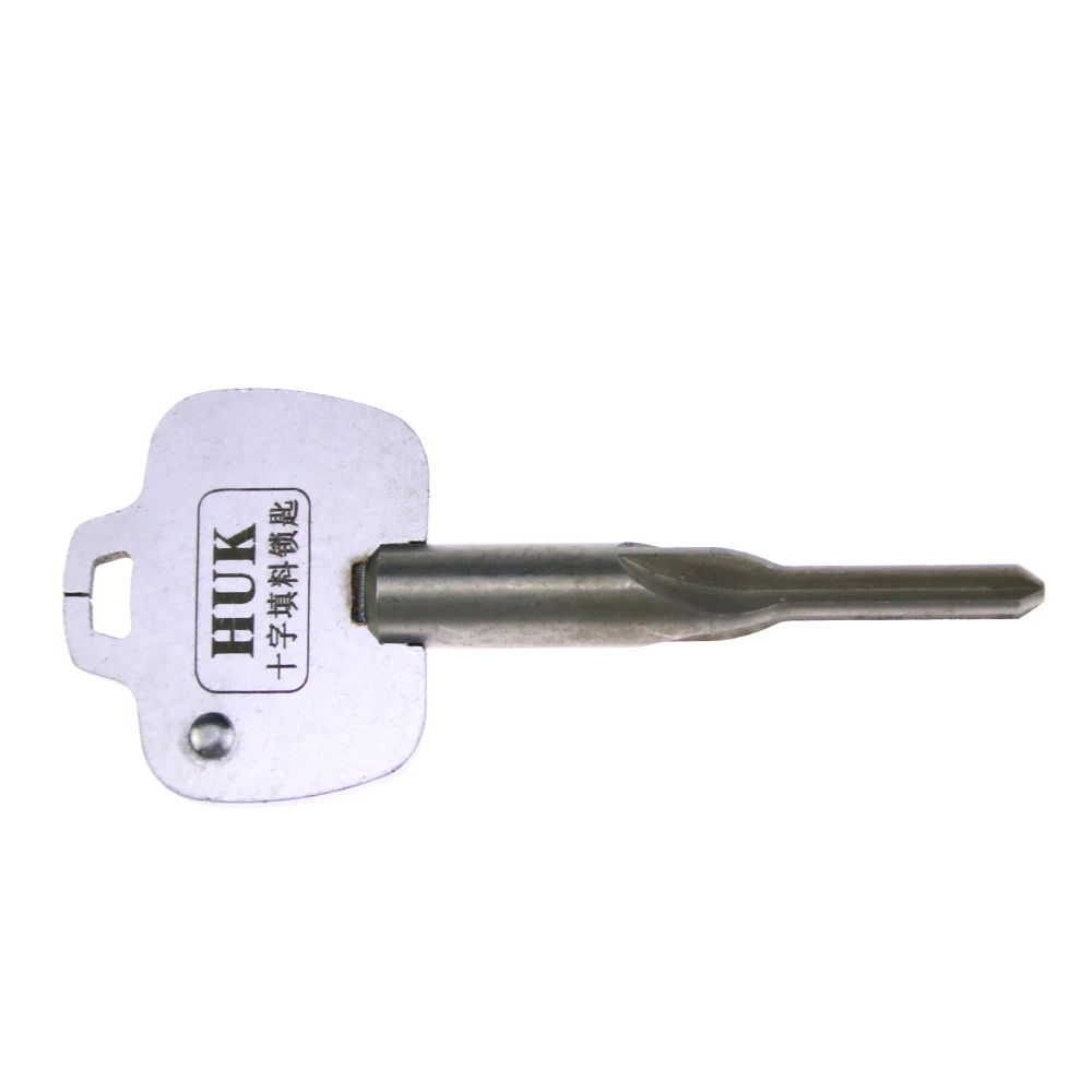 

Free shipping! HUK Almighty Multifunction Pick Master Cross Key Locksmith Tools Stainless Stell Key For Cross Lock