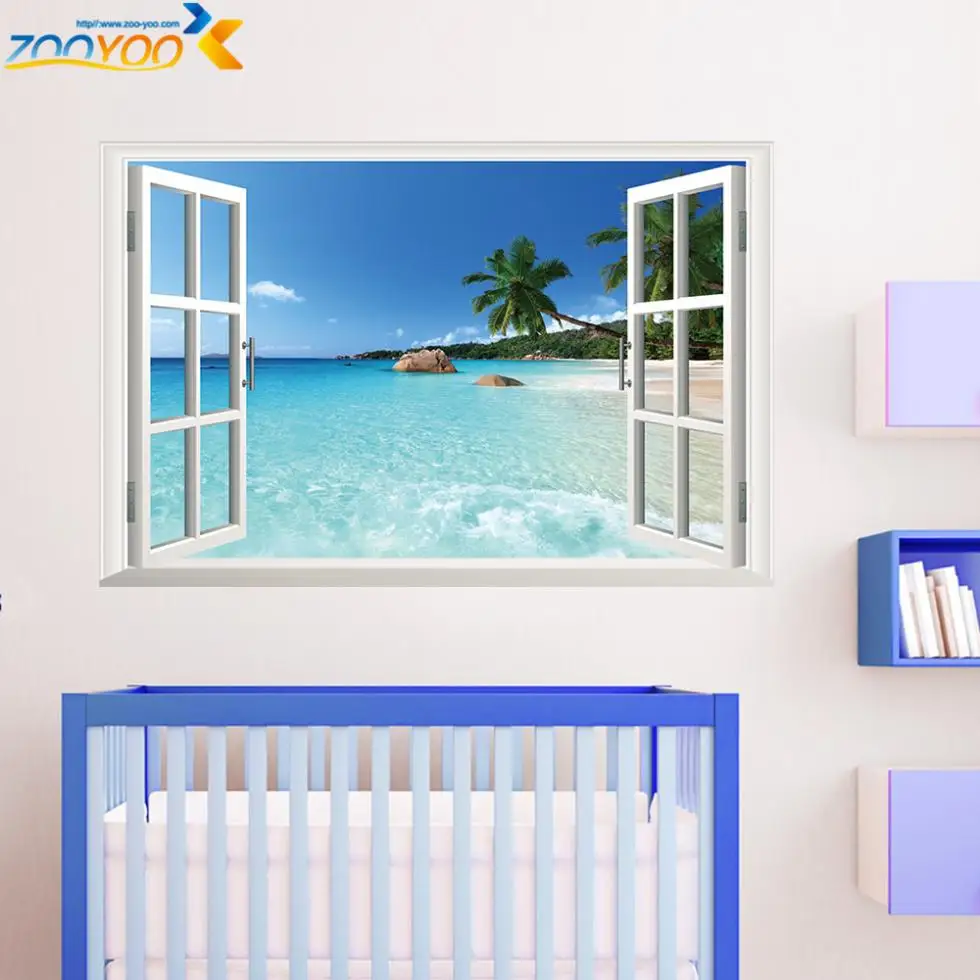 Window Frame Wall Art aliexpress : buy 3d window frame whole view stickers Window Frame Wall Art aliexpress : buy 3d window frame whole view stickers