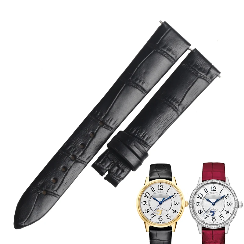 Wentula Watctchbands Per Jaeger-Lecoultre Rendez-Vous Classic Reverso Cinturino In Pelle Di Vitello Cinturino In Pelle Di Mucca