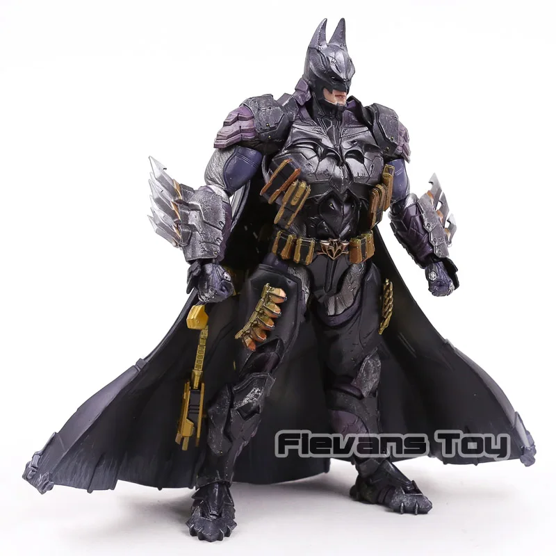 Play Arts Kai DC Comics Super Hero Variant PlayArts Kai No.14 Batman Armored PVC Action Figure Stat