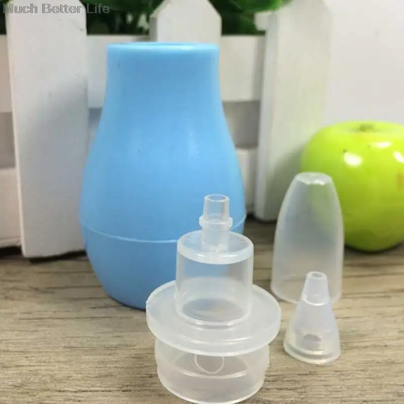 Безопасный нетоксичный силиконовый носовой аспиратор для детей, младенцев, детей, детей, очищающее устройство для чистки слизи
