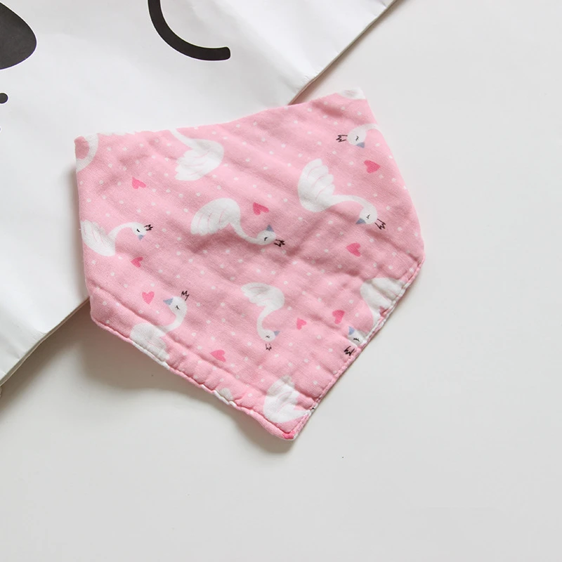 Baby Bibs Girls Boys Baby Cloth Babador Cartoon Animal Print Baby Bandana Bib Bebe Smock Burp Cloths Accessory Infant Baby Stuff