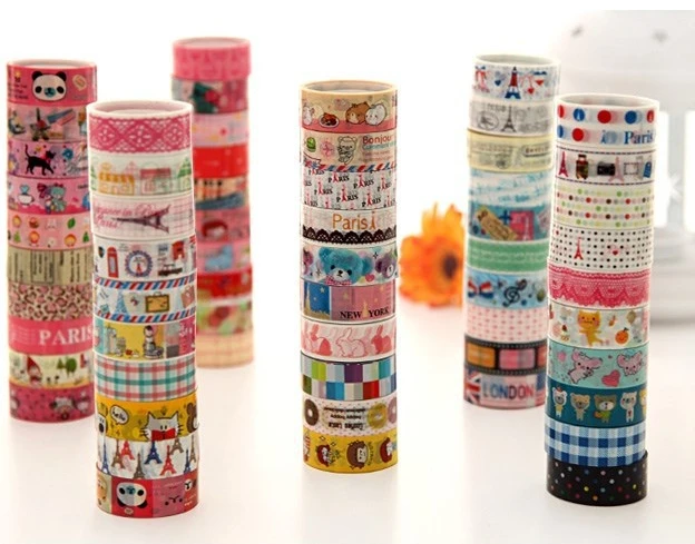 wholesale new fashion pvc stationery tape pretty cute carton color