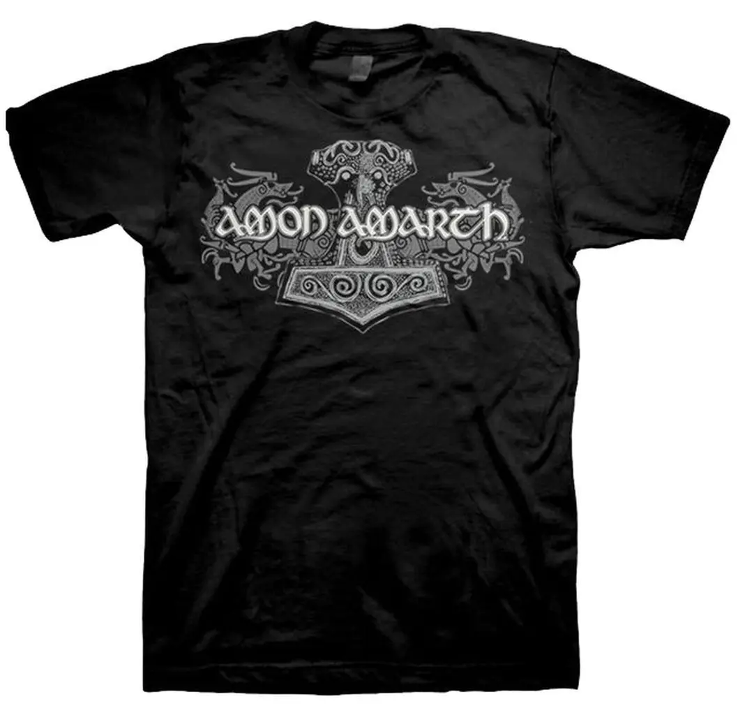 

Official Amon Amarth Viking Horses Men'S Black T Shirt Us Import