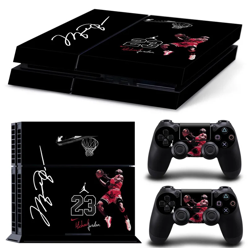 

New Basketball Michael Jordan Cover Decal PS4 Skin Sticker For Sony PlayStation 4 Console & 2 Controller Skins