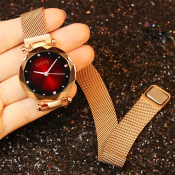 

New Women Quartz Watch Prismatic dial Starry sky Magnetic Female Clock Fashion Ladies Wristwatch reloj mujer relogio feminino #c