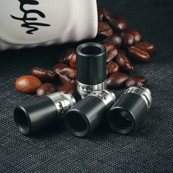 

Sailing electronic cigarette 510 derlin drip tips stainless core adjustable airflow for 510 atomizer 1pcs free shipping