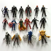 16pcs Captain America3 Action Figure toys The Avengers Legends Civil War Vision PVC Action Figure Collectible Model Toy цена 16pcs Captain America3 Action Figure toys The Avengers Legends Civil War Vision PVC Action Figure Collectible Model Toy цены онлайн