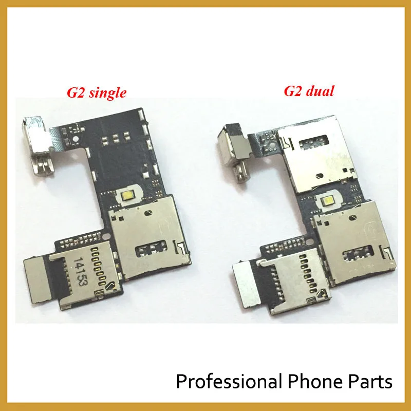 

New Original For Motorola Moto G2 XT1068 XT1069 G 2nd Sim Card Holder Micro SD Memory Socket Slot Tray Flex cable High Quality