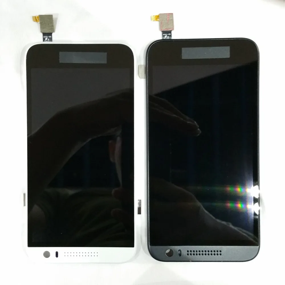 Black For HTC Desire 616 LCD Display Touch Screen Digitizer full Assembly Frame Replacements