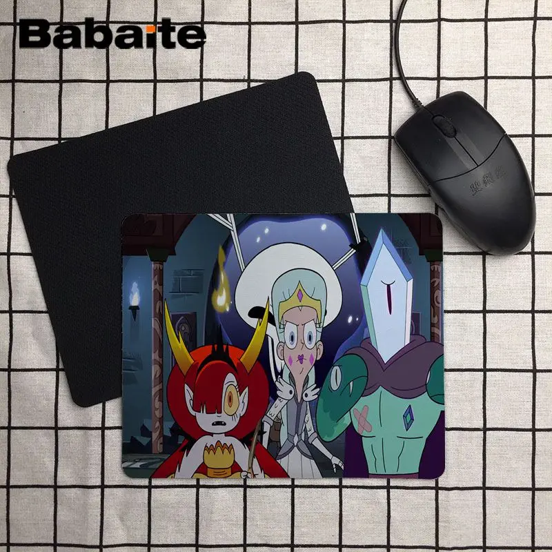 Babaite Star vs Force Evil прочный резиновый коврик для мыши Размер для 25x29 см коврики для игровой мыши - Цвет: 25X29cm