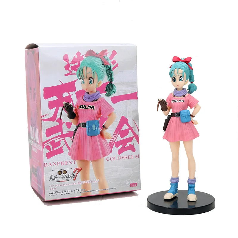 DRAGON Ball Z SCultures Big Budoukai 7 Vol.6 Piccolo Bulma Gogeta Goku DRAGON Ball игрушка - Цвет: Bulma with box