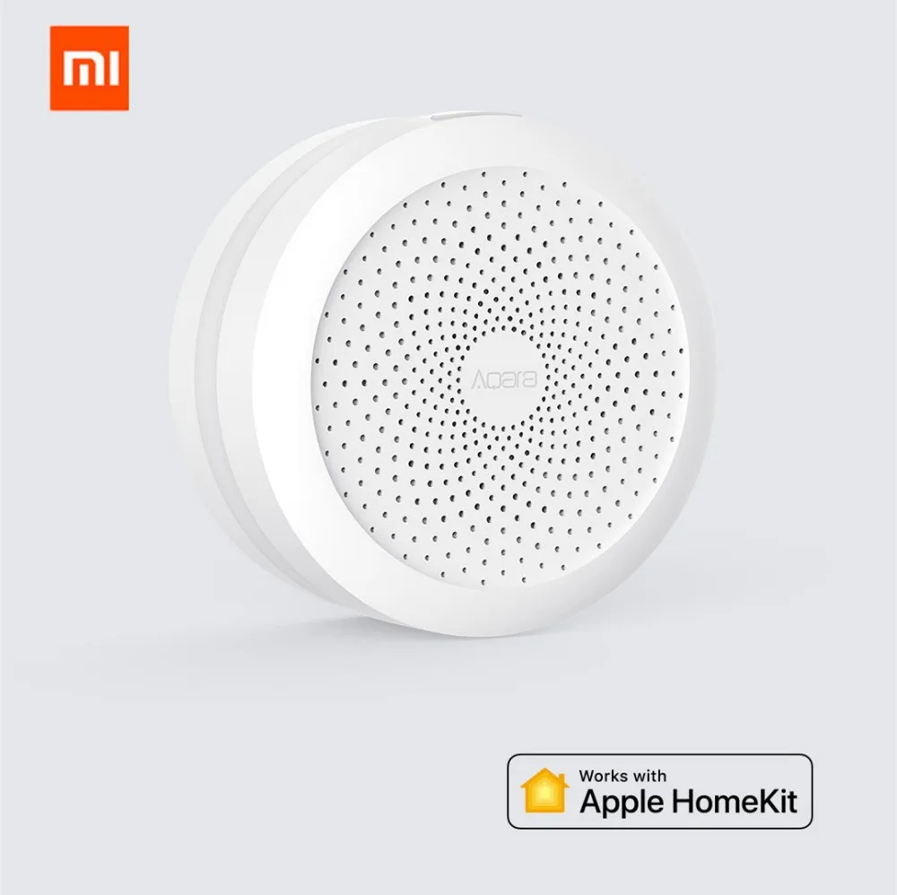 [HOT]Original Xiaomi Mijia Aqara Hub Gateway with Led night light Smart work with For Apple Homekit International Edition