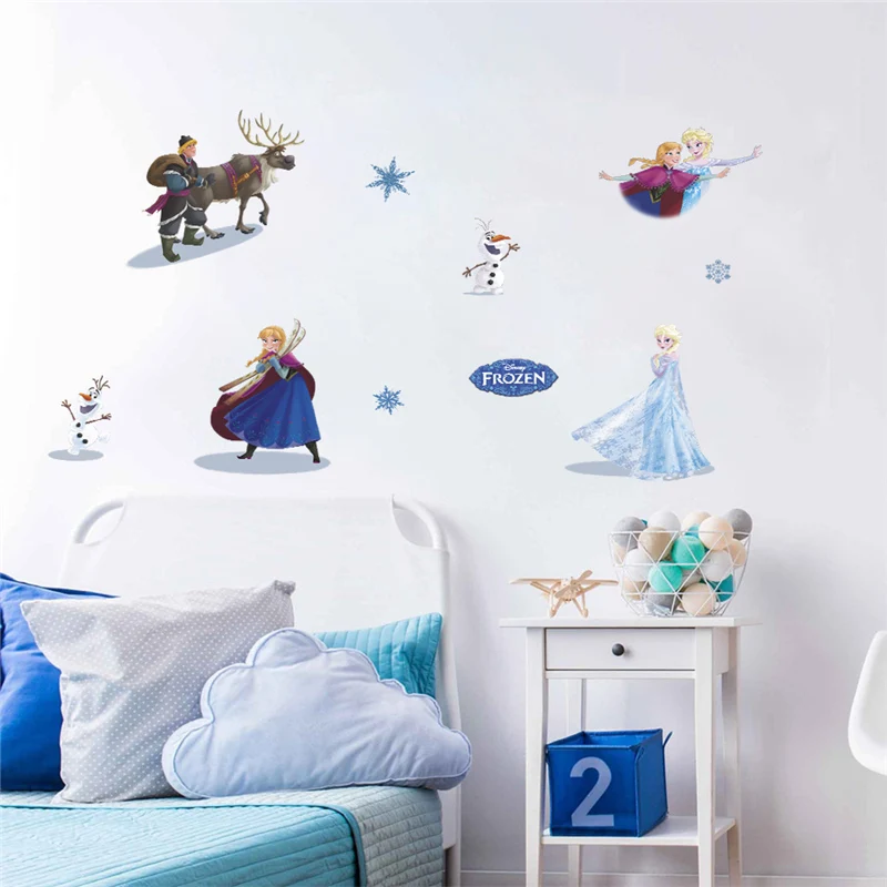 Cartoon Kids DIY Sticker Frozen Princess Aisha Scroll Puzzle Children's Room Decoration Stickers Pegatinas Autocollant Enfant Cartoon Kids DIY Sticker Frozen Princess Aisha Scroll Puzzle Children's Room Decoration Stickers Pegatinas Autocollant Enfant