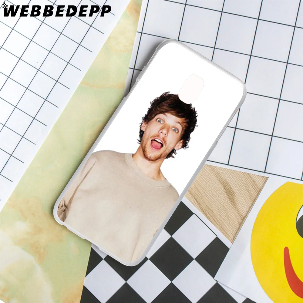 WEBBEDEPP Louis Tomlinson Case for Galaxy J3 J5 J1 2 J7 2015/2016/2017/ J2 Prime Ace EU US Version