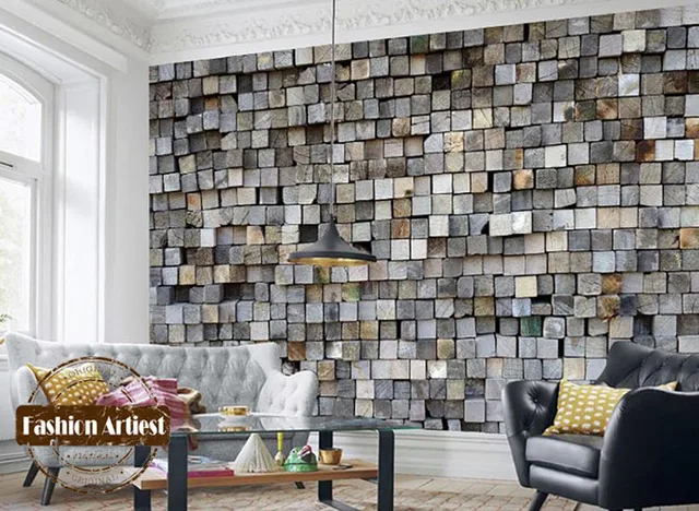 Custom Modern Wallpaper Mural Vintage Embossed Wood Stick Wall Tv Custom Modern Wallpaper Mural Vintage Embossed Wood Stick Wall Tv Sofa Bedroom Living Room Cafe