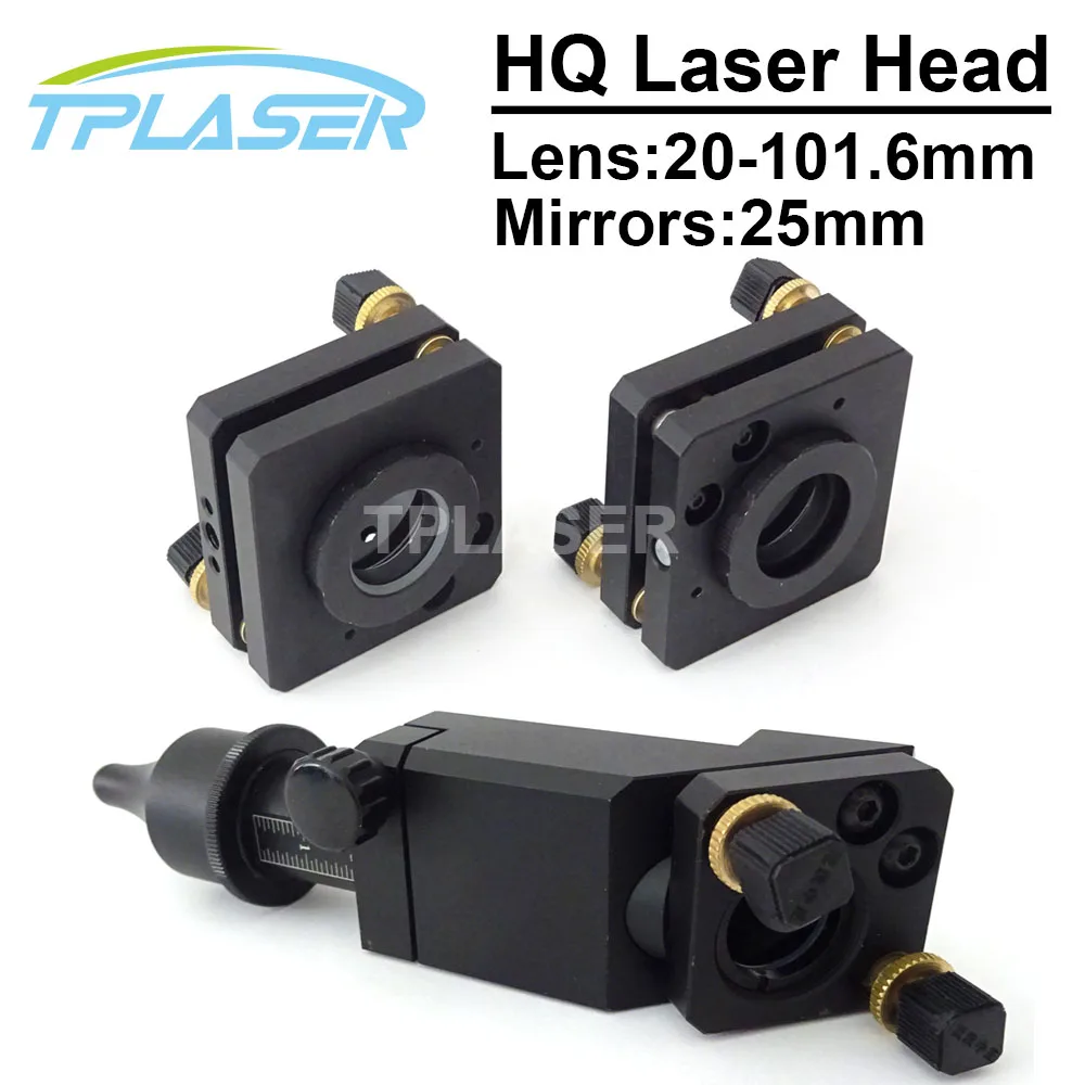 

CO2 Laser Head 20-101.6mm Lens 25mm Mirrors for Co2 Laser Engraving and Cutting Machine