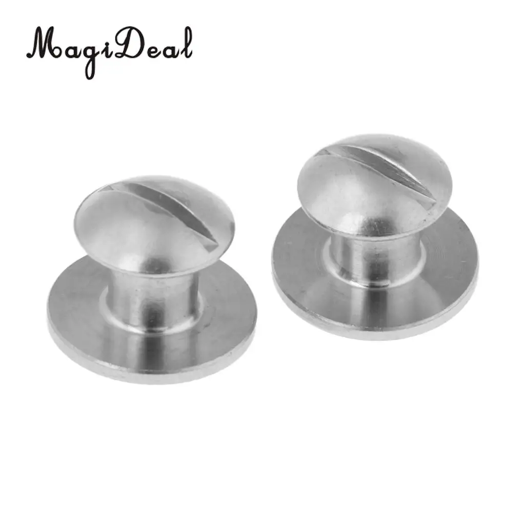 4Pcs/Set Tech Scuba Diving Backplate Pad Book Screws Hardware Accessories - Corrosion Resistant Marine Grade 316 Stainless Steel