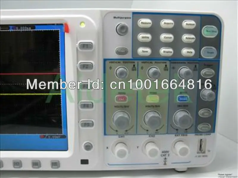 Newest Owon Sds6062 60mhz 2chs Oscilloscope 8"lcd Vga Battery Opt Free