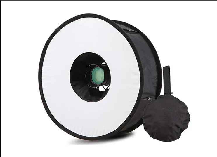 R-45 Professional Ring Speedlight Softbox Round Style Flash Light Shoot Soft box Foldable Diffuser | Электроника