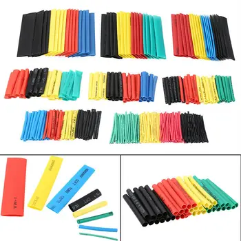 

400pcs Heat Shrinkable Tubes Insulation Flame Retardant Covering Electrical Power Wiring Cable Sleeves