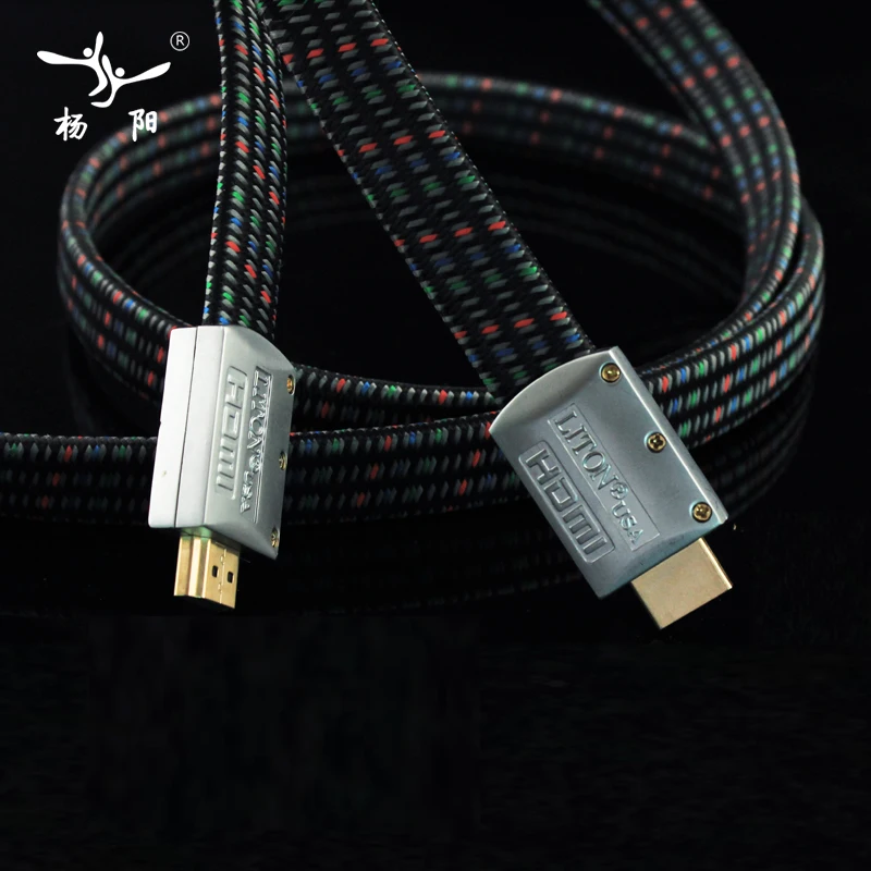 Кабель YYAUDIO LITON HiFi HDMI к кабель 2 0 4k 3D 60fps для HD ТВ ЖК ноутбука PS3 проектор