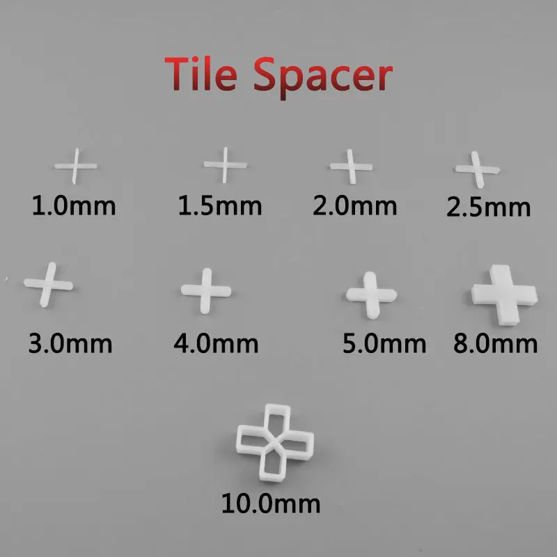500 шт. ПЛИТКА Spacer крест пластик 3 мм плитки керамика румпели сантехники белый крест зажимы плитки выравнивания системы
