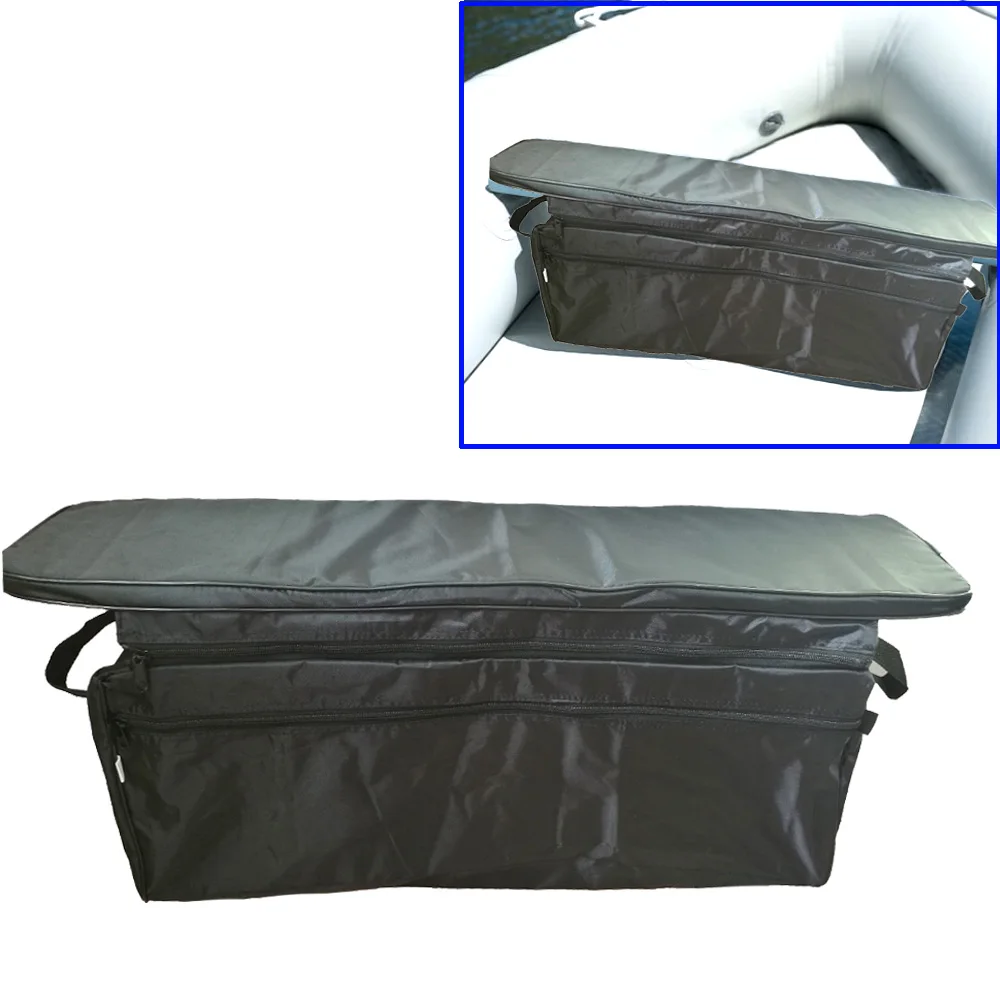 Canoe Dinghy PVC Boat Inflatable Boat Padded Seat Storage Bag Under