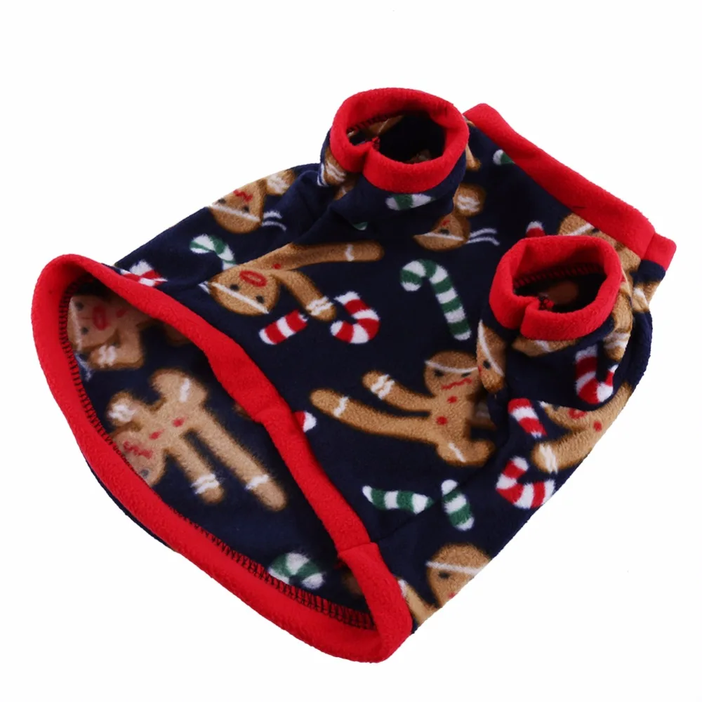 

2 Colors Autumn Winter Soft and Thick Pet Shirt Polar Fleece Puppy Cat Dog Warm Coat Clothes Apparel Costumes Dogs Clothing