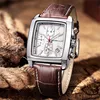 MEGIR Watch Men Waterproof Chronograph Military Male Clock Top Brand Luxury Genuine Leather Business Man Sport Wristwatch 2028 ► Photo 3/6