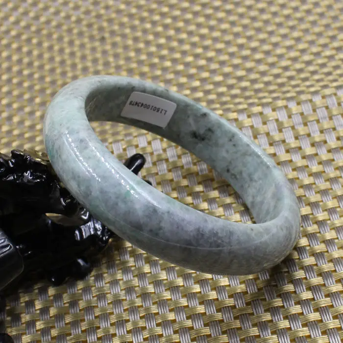 

61mm Certified Grade "A" Natural Green Jadeite Jade Gems Bracelet Bangle 3478 10.20 40