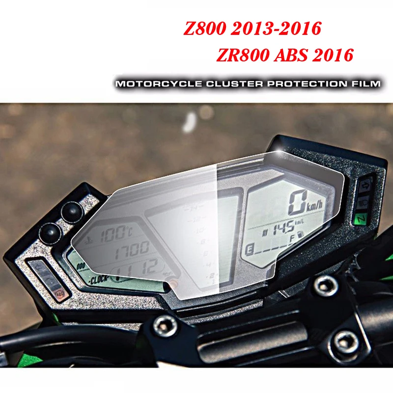 For Kawasaki Z800 2013-2016 ZR800 ABS 2016 Cluster Scratch Protection Film Screen Protector 100% Brand New 2 suits |
