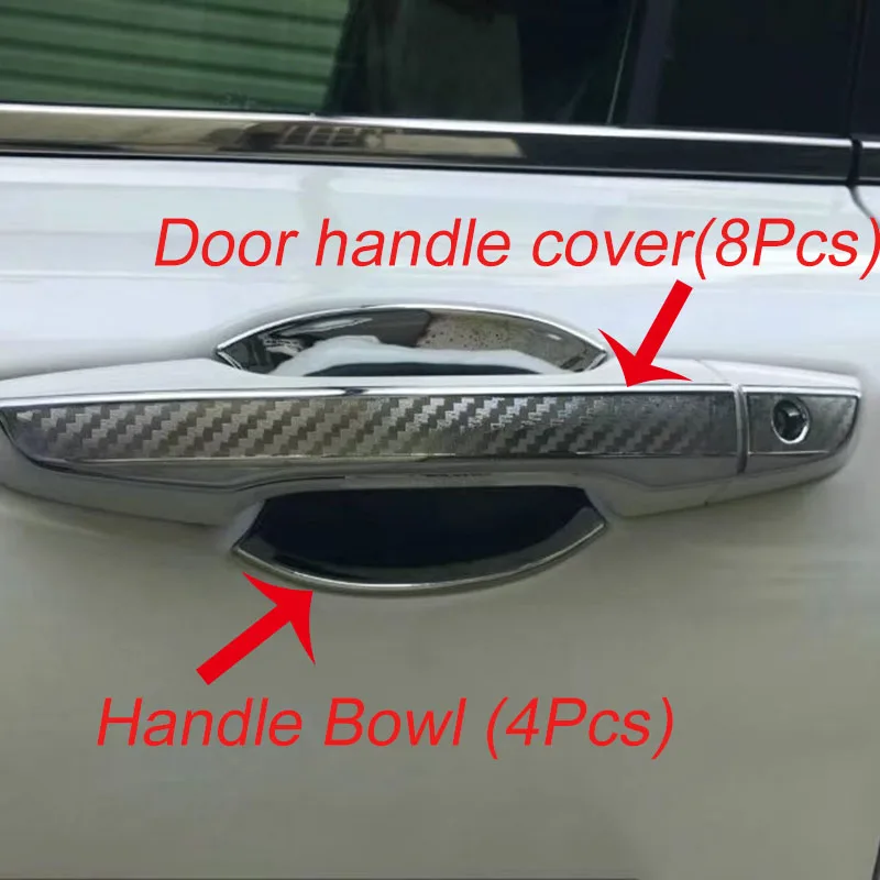 

HOTTOP For HONDA CRV CR-V 2017 2018 ABS Chrome Handle bowl/Door handle cover Sticker Exterior Decoration Car Styling NEW