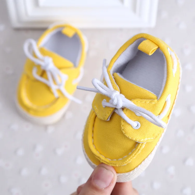 Обувь детская Мокасины Нескользящие Тонкие Туфли На Шнуровке Для новорожденных 0 и 1 лет, обувь для маленьких девочек YD491