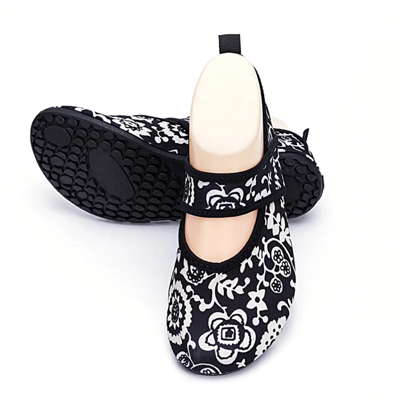 

Floral beach shoes for women water beach footwear soft barefoot for adult