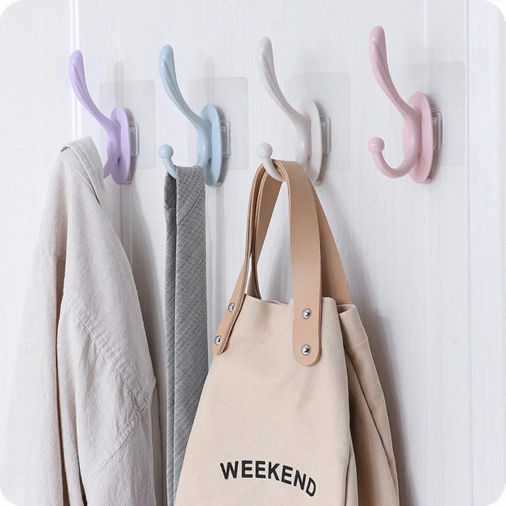 Holder Hook Cute Wall Hook Seamless Reusable Scratch Wall Hook for